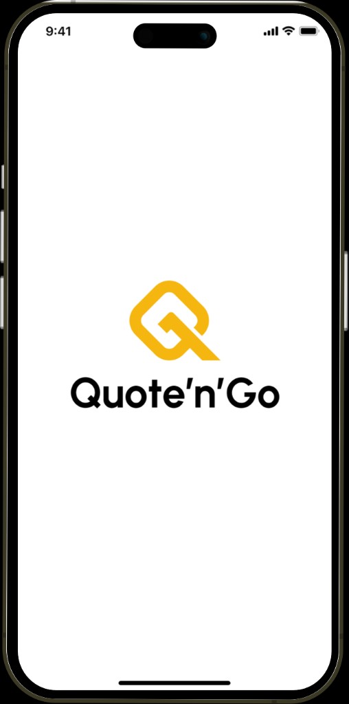 Quote'n'Go splash screen